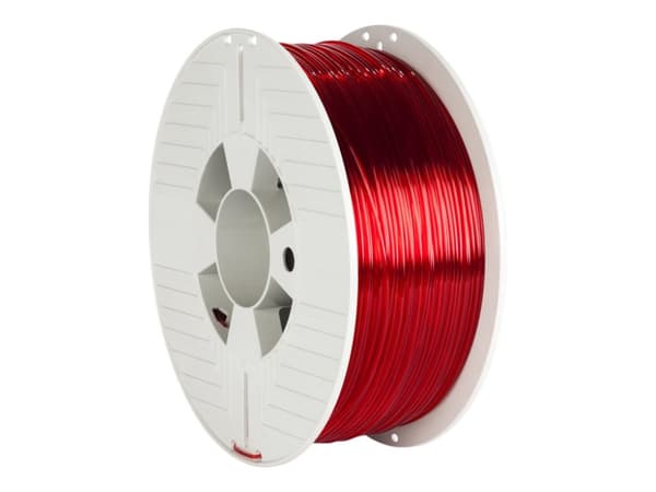 Verbatim - Gjennomsiktig rød - 1 kg - PETG-filament (3D)