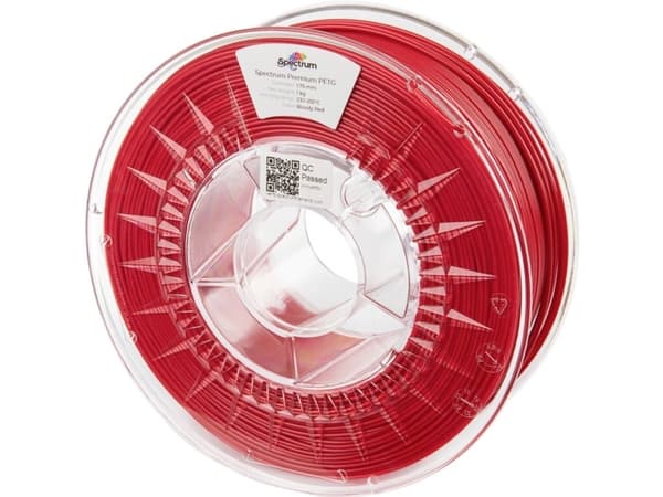 Spectrum Filaments 80059 PET-G Premium Filament PETG kemisk bestandig, slagfast 1.75 mm 1000 g Bloody Red, Blodrød, Rød 1 stk