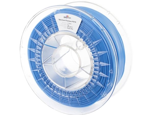 Spectrum Filaments 80061 PET-G Premium Filament PETG kemisk bestandig, slagfast 1.75 mm 1000 g Stillehavsblå, Blå 1 stk
