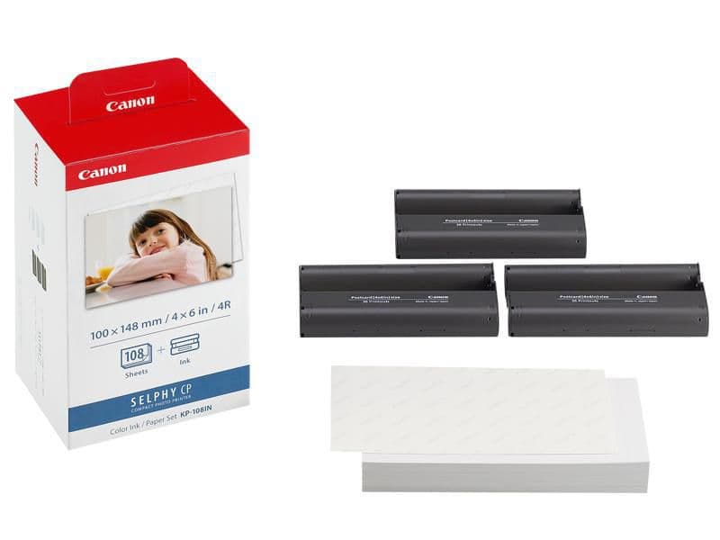 Canon Muliti Pack Ink + 3 X 36 Sheet KP-108IN