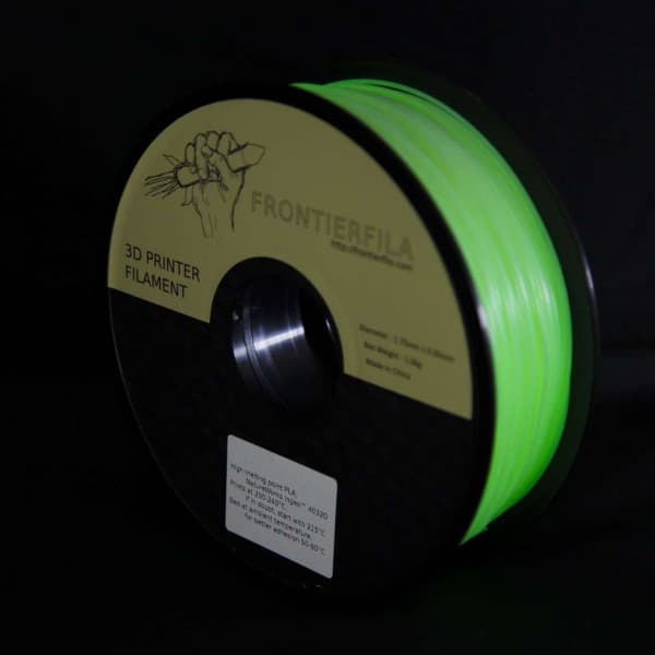 PLA 1kg självlysande 1.75mm FrontierFila filament för 3D-printer