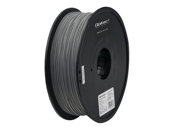Qoltec Professional - Grå - 1 kg - boks - PLA Pro-filament (3D)