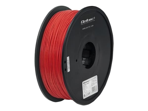 Qoltec Professional - Punainen - 1 kg - laatikko - PLA Pro filamentti (3D)