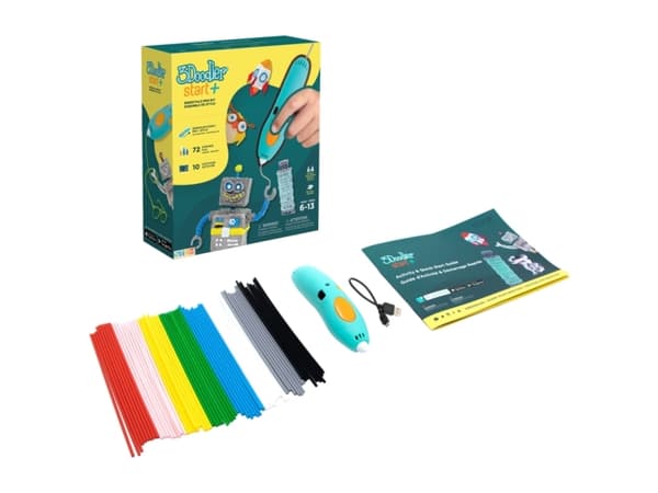 3Doodler Start Plus, Kompostoitava muovi, 0,77 mm, Fused Filament Fabrication (FFF), 2,5 mm, 65 °C, 0,5 min