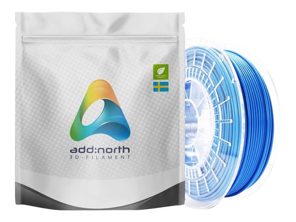 add:north E-PLA - Mellanblå - 750 g  - PLA-fiber (3D)