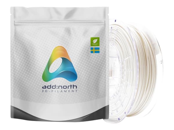 add:north Textura - Matt hvit - 750 g - PLA-filament (3D)