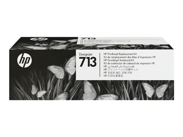 HP 713 - 4-pack - gul, cyan, magenta, svartfärgad - original - DesignJet - utbytessats för skrivhuvud - för DesignJet Studio, T210, T230, T250, T630,