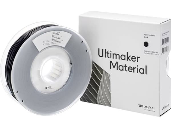 UltiMaker FIUM-NYLO-UM3B PAX - M2085 Black 750 215158 Filament PA 2.85 mm 750 g Sort 1 stk