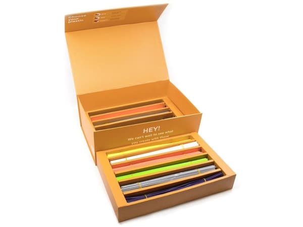 3Doodler Create LP Plastic Kit, Filamenttien täyttöpakkaukset, Monivärinen, Akryylinitriilibutadieenistyreeni (ABS), Muovi, 1200 kpl, for Create+/Cre
