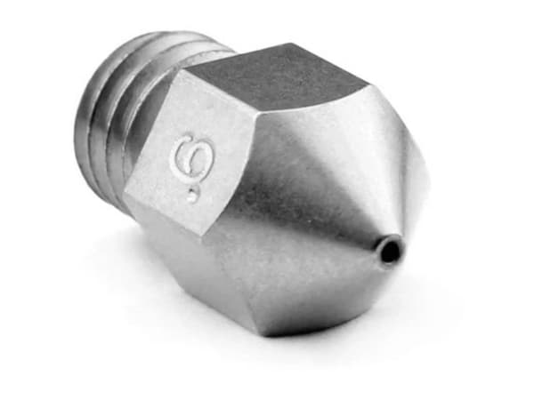 Micro-Swiss Micro-Swiss dyse MK8 MakerBot 0.6 mm MK8 Plated Wear Resistant Nozzle M2549-06