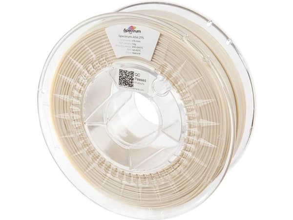 Spectrum Filaments 80305 ASA 275 NATURAL Filament ASA slagfast, vejrbestandig, UV-bestandig 1.75 mm 1000 g Natural 1 stk