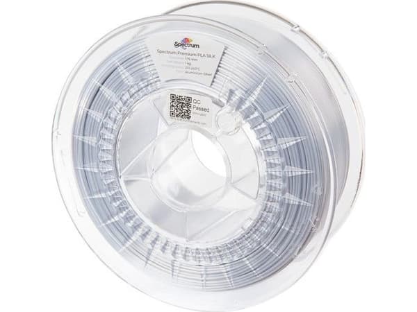 Spectrum Filaments 80446 PLA SILK Filament PLA-silke Glinsende 1.75 mm 1000 Aluminium Silver, Sølv 1 stk