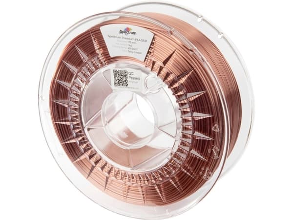 Spectrum Filaments 80441 PLA SILK Filament PLA-silke Glinsende 1.75 mm 1 kg Spicy Copper, Kobber 1 stk