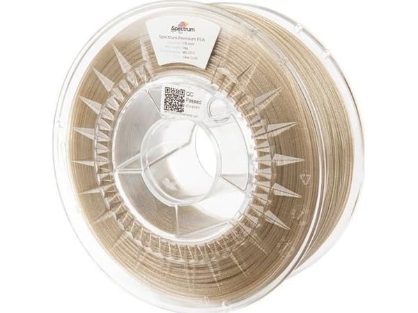 Spectrum Filament PLA Glitter 1,75 mm klart gull 1 kg