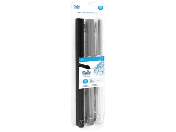 3Doodler FILAMENT 250 PCS ABS 3 COLORS AB-MONO-250 Sort, Sølv, Hvid 2 g