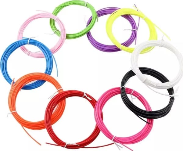 Fusion Accessories Fusion 3D-tulostuskynä PLA-filamentti 10 värillä 1,75 mm | 5m