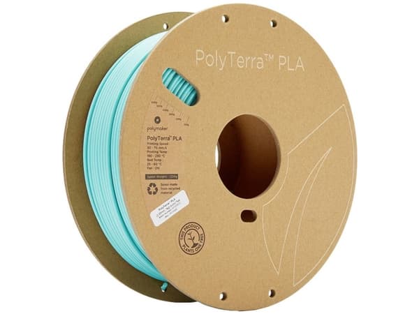 Polymaker 70845 PolyTerra PLA Filament PLA-plast 2.85 mm 1000 g Blå-grøn 1 stk