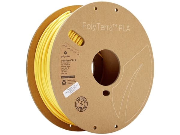Polymaker 70851 PolyTerra PLA Filament PLA-plast 2.85 mm 1000 g Gul (mat) 1 stk