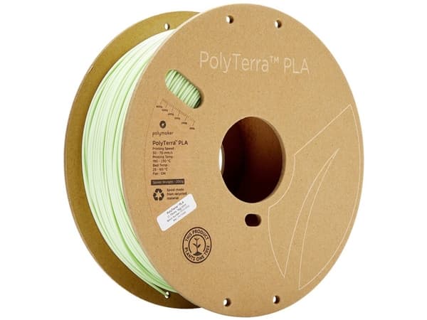 Polymaker 70869 PolyTerra PLA Filament PLA-plast med lavere kunststofindhold 1.75 mm 1000 g Mint 1 stk