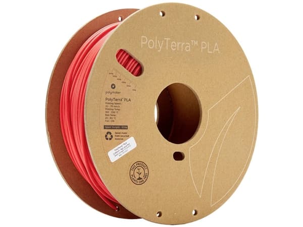 Polymaker 70827 PolyTerra PLA Filament PLA-plast 2.85 mm 1000 g Rød (mat) 1 stk
