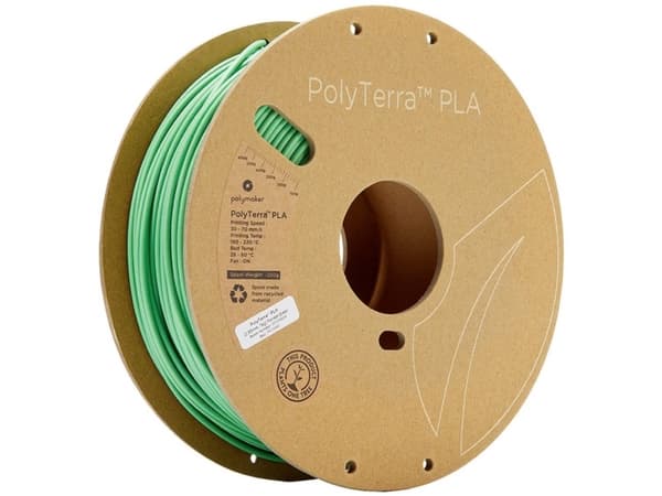 Polymaker 70847 PolyTerra PLA Filament PLA-plast 2.85 mm 1000 g Grøn (mat) 1 stk
