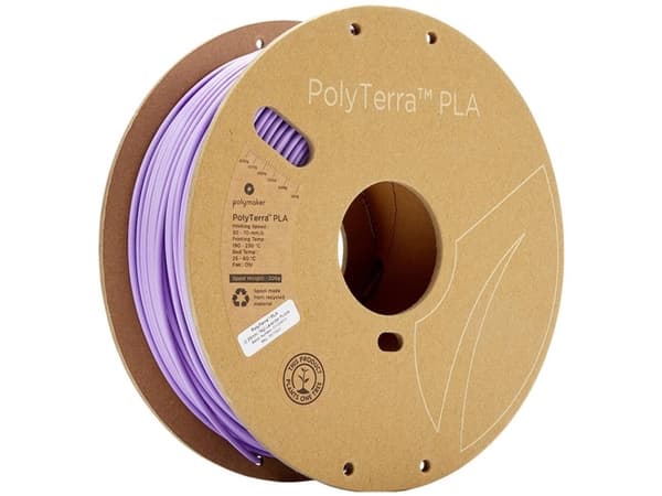 Polymaker 70853 PolyTerra PLA Filament PLA-plast 2.85 mm 1000 g Lilla (mat) 1 stk