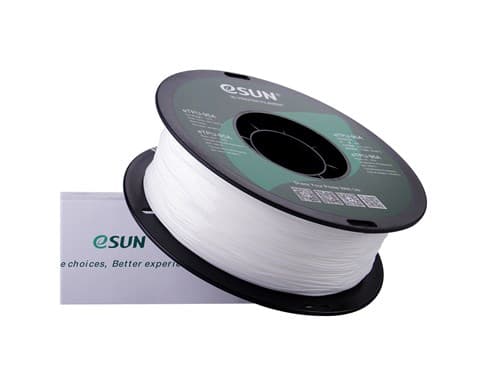 Filament eSUN 1kg TPU 1,75mm för 3D-skrivare vit