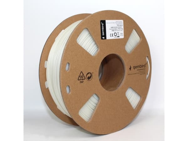 Gembird - Naturlig - 1 kg - 340 m - fargeboks - PVA filament (3D)