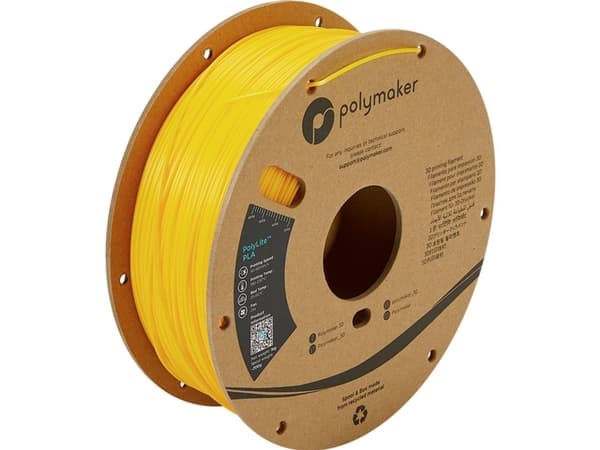 Polymaker PA02007 PolyLite Filament PLA-plast 1,75 mm 1000 g Gul 1 stk