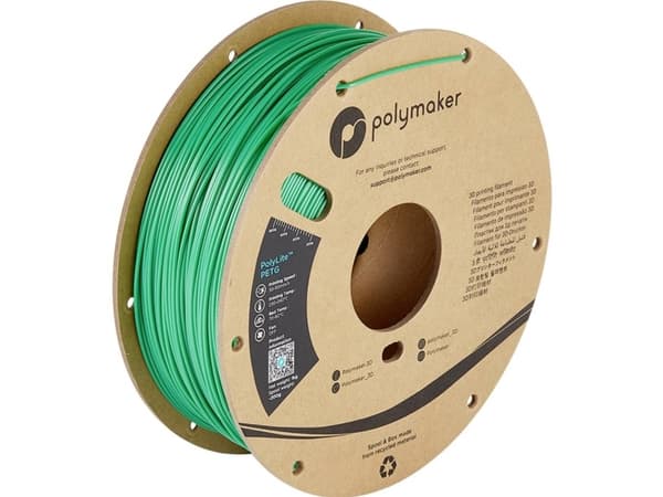 Polymaker PB01005 PolyLite Filament PETG Varmebestandig, høj grad af trækstyrke 1.75 mm 1000 g Grøn 1 stk
