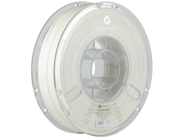 Polymaker PJ01002 PolySmooth Filament PVB kan poleres 1.75 mm 750 g Hvid 1 stk