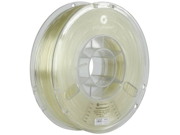Polymaker PJ01011 PolySmooth Filament PVB kan poleres 1.75 mm 750 g Transparent 1 stk