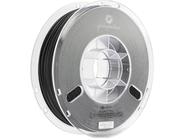 Polymaker PA06001 PolyMAX Tough Filament Tough PLA høj grad af stivhed, høj grad af trækstyrke, slagfast 1.75 mm 750 g Sort 1 stk