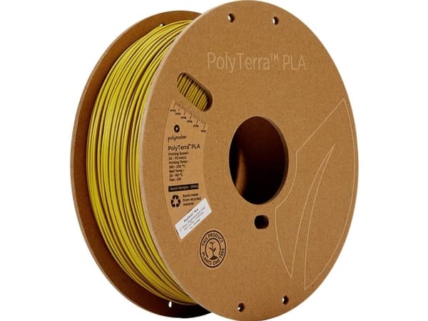 Polymaker 70958 PolyTerra Filament PLA-plast med lavere kunststofindhold 1.75 mm 1000 g Militærgrøn 1 stk