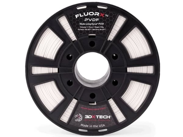 3D Xtech PVD1030750NAT FluorX™ PVDF Filament PVDF kemisk bestandig, UV-bestandig 2.85 mm 750 g Natur, Natural 1 stk