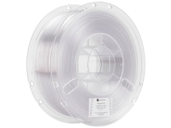 Polymaker PC01002 PolyLite Filament PC høj grad af stivhed, Varmebestandig 2.85 mm 1000 g Transparent 1 stk