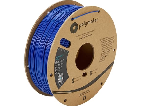 Polymaker PA02020 PolyLite Filament PLA-plast 2.85 mm 1000 g Blå 1 stk