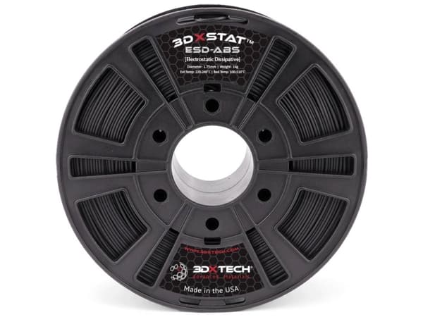 3D Xtech ABS2030750BK0 3DXSTAT Conductive ESD Filament ABS-plast 2,85 mm 750 g Sort 1 stk
