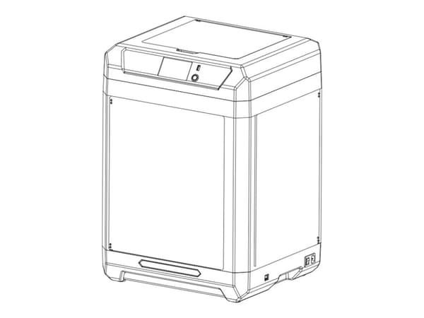 FlashForge Guider 3 - 3D-skriver - FFF - byggstørrelse opptil 300 x 250 x 340 mm - lag: 0.05 mm - LAN, USB-vert, Wi-Fi