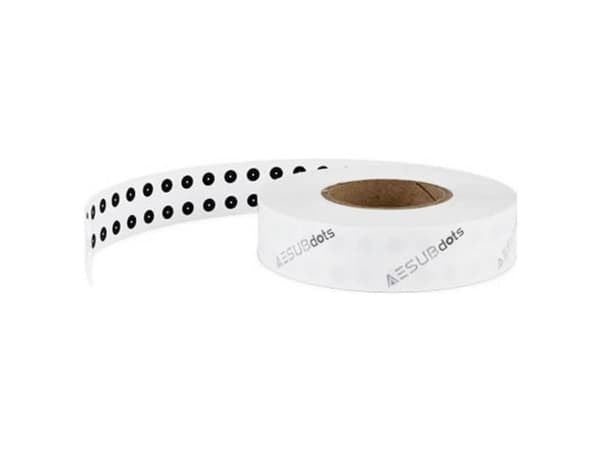 Aesub DOTS Kohteet VALKOINEN 1.5mm AESD001 Skannauskohteet 6000Stk/Rolle ( AESD001 )