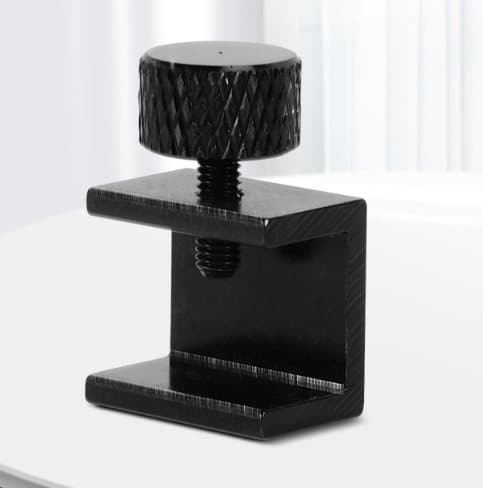 3D-skriverklemmer for glassseng 4 pakker Sort