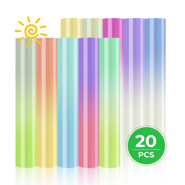 xTool Sun Color Changing Heat Transfer Vinyl (20pc