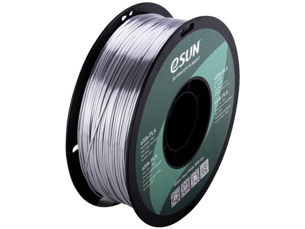 ESUN ePLA-Silk Silver Filament PLA-plast 1.75 mm 1 kg Sølv (metallic) 1 kg