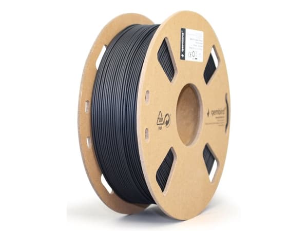 Gembird - Matta musta - 1 kg - 340 m - värillinen laatikko - PLA filamentti (3D)