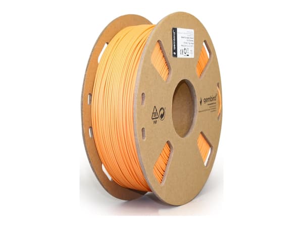Gembird - Matt oransje - 1 kg - 340 m - fargeboks - PLA-filament (3D)
