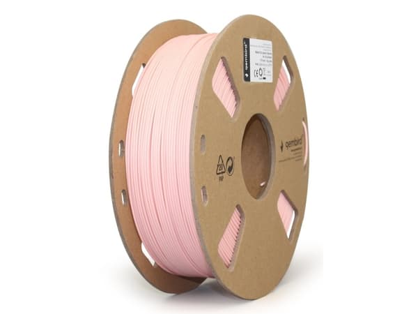 Gembird - Matta vaaleanpunainen - 1 kg - 340 m - värillinen laatikko - PLA filamentti (3D)