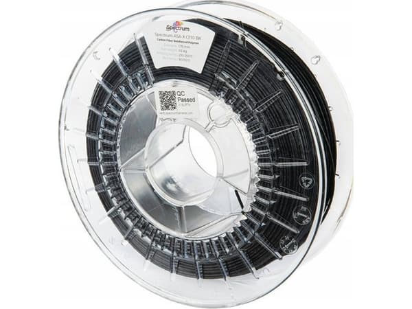 Spectrum Filaments 80726 ASA-X CF10 Filament ASA slagtålig, väderbeständig, UV-beständig, kolfiberförstärkt 1,75 mm 500 g Svart (matt) 1 st
