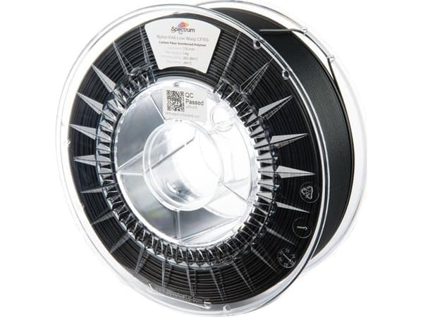 Spectrum Spectrum 3D filament, PA6 Low Warp CF15S, 1.75mm, 1000g, 80720, black