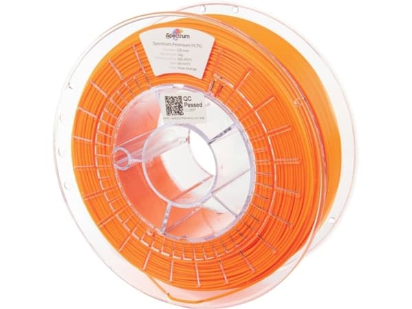 Spectrum Filaments 80662 Premium PCTG Filament PCTG kemisk bestandig, lugtsvag 1.75 mm 1000 g Pure Orange , Orange 1 stk
