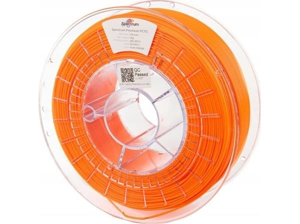 Spectrum Filaments 80662 Premium PCTG Filament PCTG kemisk bestandig, lugtsvag 1.75 mm 1000 g Pure Orange , Orange 1 stk